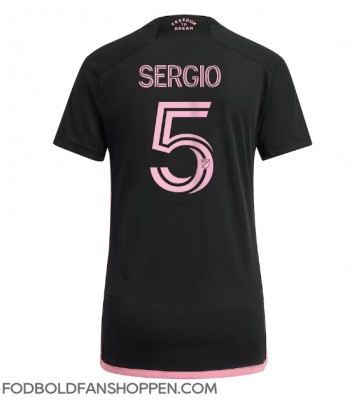 Inter Miami Sergio Busquets #5 Udebanetrøje Dame 2023-24 Kortærmet